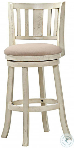 Antique white sales swivel bar stools