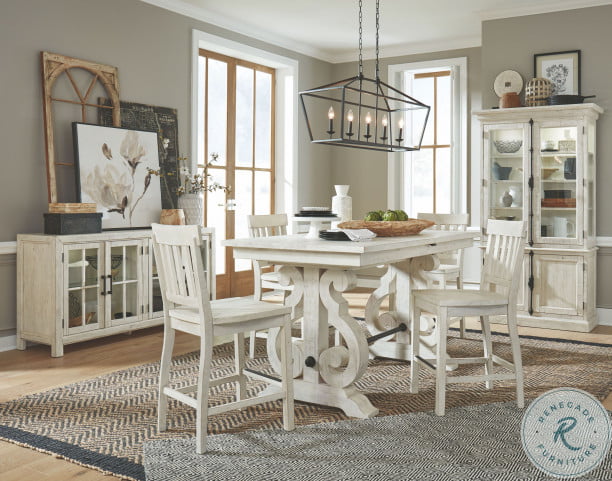 Extendable counter height dining set hot sale