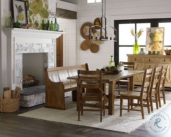 Dining store pew bench