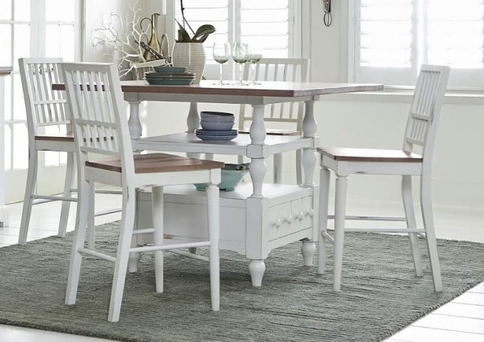 Marsilona counter height dining room table top