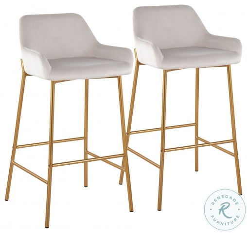 White metal bar stools set of 2 store