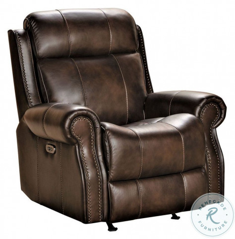 Demara Tonya Brown Power Rocker Recliner With Power Headrest