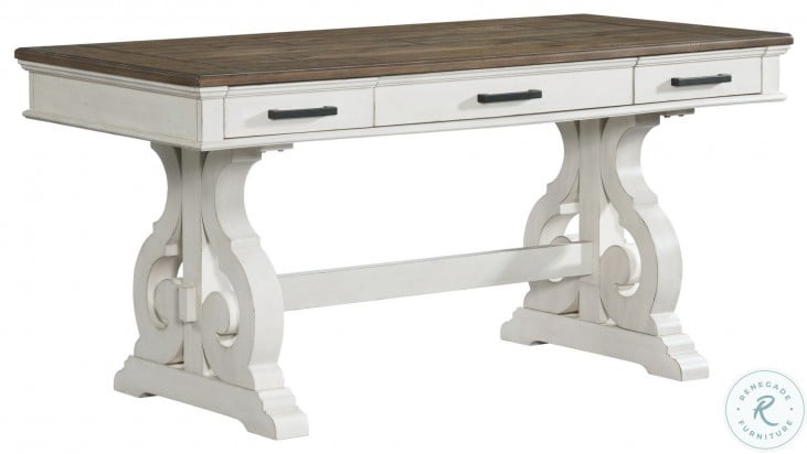 Rustic white hotsell writing desk