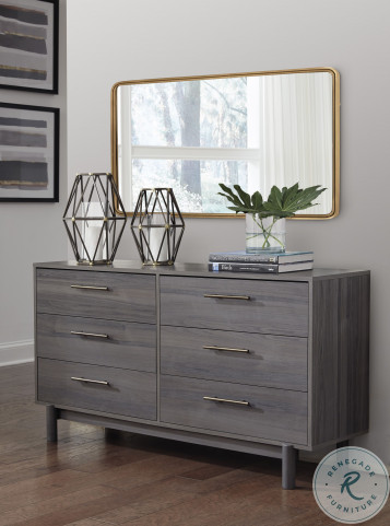 Brymont Dark Gray 6 Drawer Dresser From Ashley Furniture Home