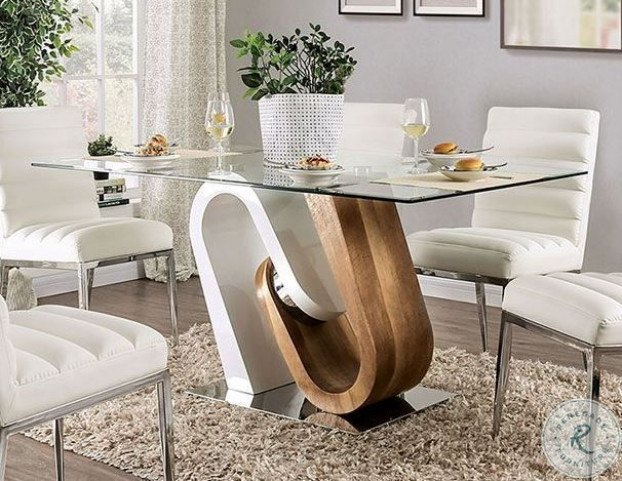 Orrin white store oval dining table