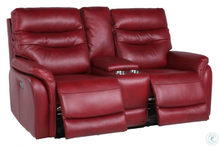 Red loveseat hot sale recliner