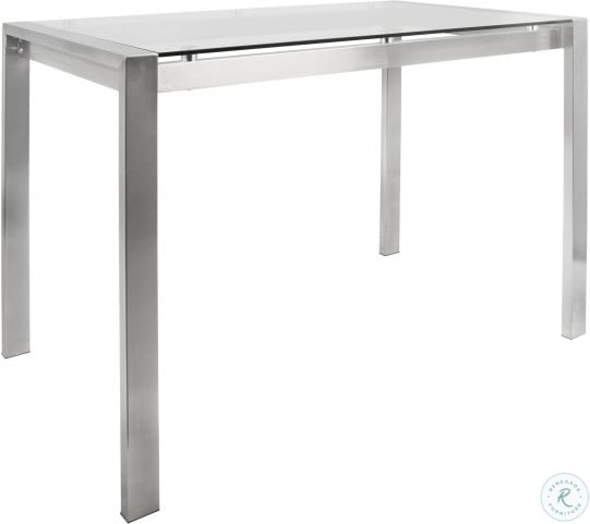 Counter height discount glass kitchen table