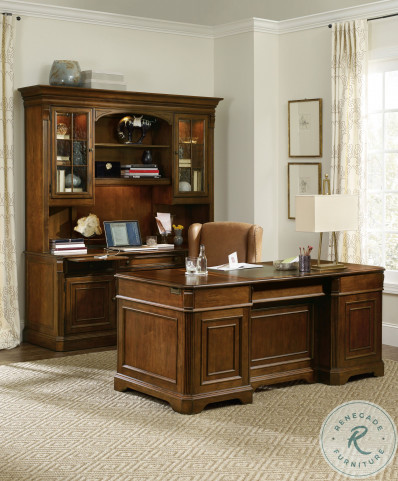 Brookhaven Cherry Executive Desk HomeGalleryStores 281 10 583