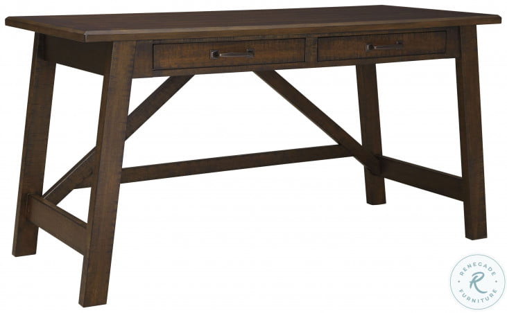 Ashley furniture ashley alymere 2024 home office desk rustic