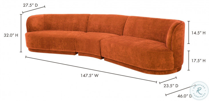 Althea sectional charlton on sale home