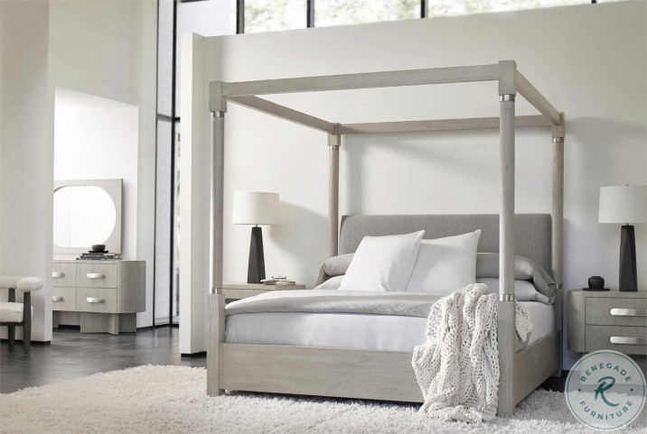Trianon Gris Cal. King Canopy Bed From Bernhardt Furniture | Home Gallery  Stores