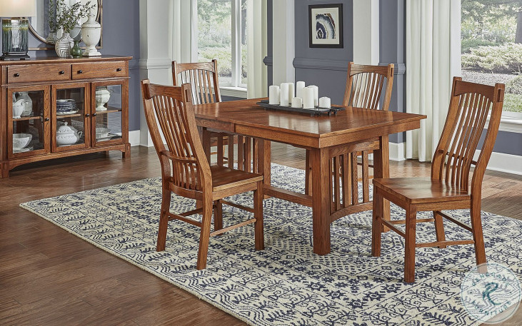 Mission style dining room set top
