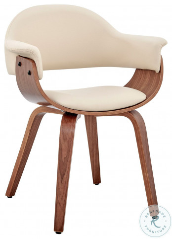 Cream faux leather chair store