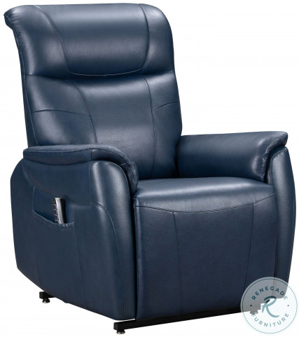 Navy store recliner chair