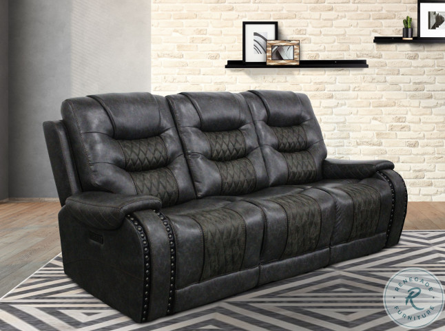 Gladiator Power Dual Reclining Sofa And Console Loveseat | Cabinets ...