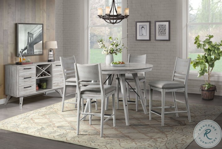 Rustic grey and 2024 white dining table