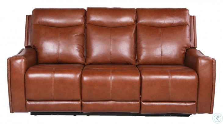 Natalia Caramel Power Reclining Sofa HomeGalleryStores NT850SC
