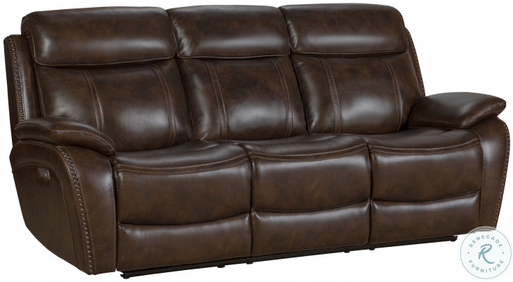 Broyhill leather reclining sofa best sale