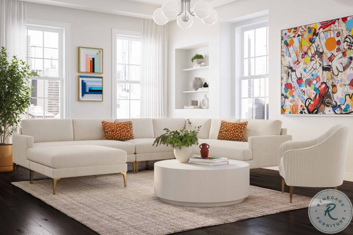 Cream 2024 small sectional
