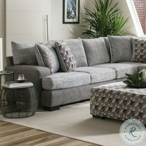 Alannah Light And Dark Gray Sectional HomeGalleryStores