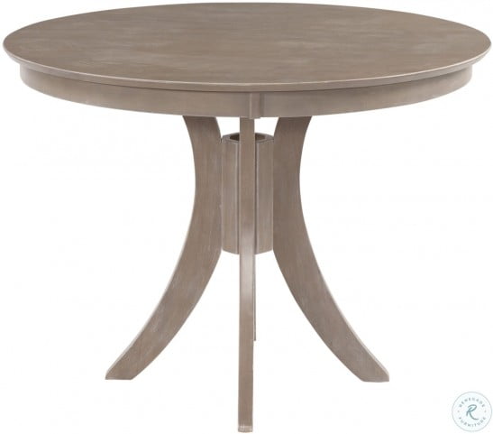 Cosmopolitan Taupe Gray Siena 48" Round Counter Height Dining Table |  HomeGalleryStores.com | T09-148RT-T09-148B-36