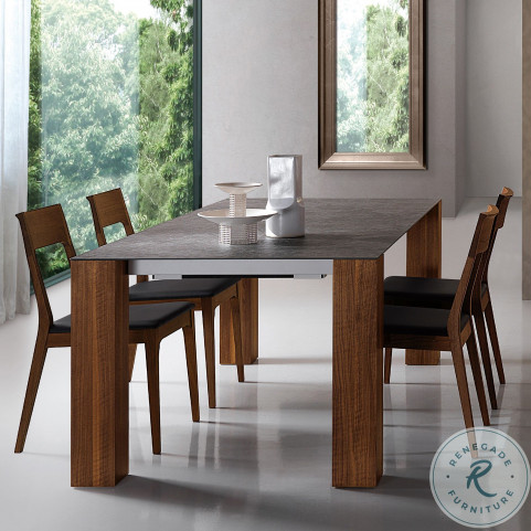 Thin extendable dining on sale table