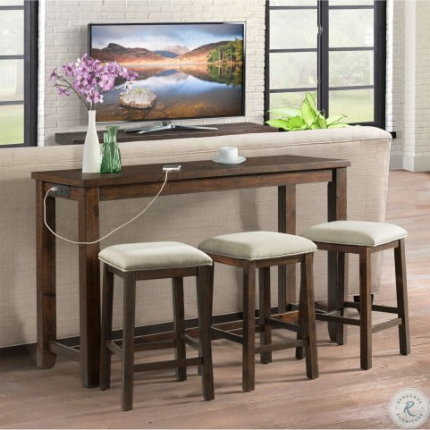Picket house furnishings dex store multipurpose bar table set