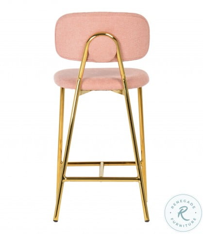 Ariana Blush Counter Height Stool Set of 2 from TOV | Coleman Furniture