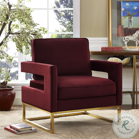 Avery cognac new arrivals velvet chair
