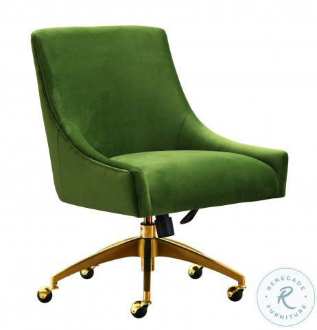 Beatrix Green Adjustable Swivel Office Chair