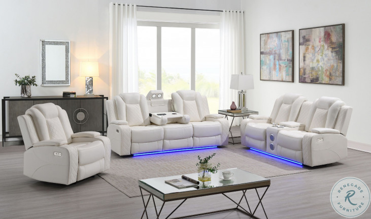 Orion power outlet reclining sofa