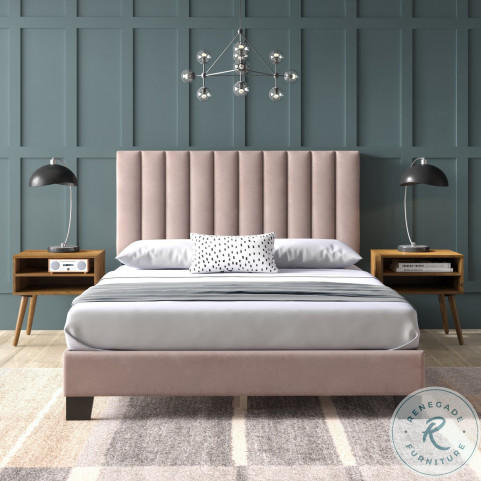 Nadine queen 2024 tufted upholstered bed