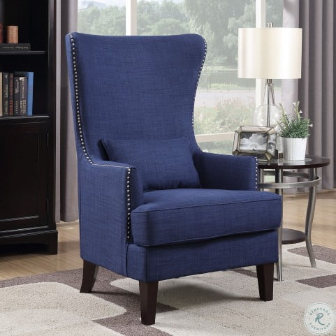 Kegan Blue Accent Chair HomeGalleryStores UKR080100