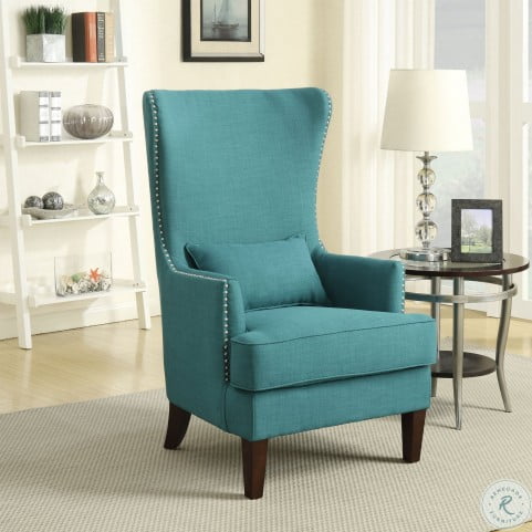 Kegan Heirloom Teal Accent Chair HomeGalleryStores UKR087100CA
