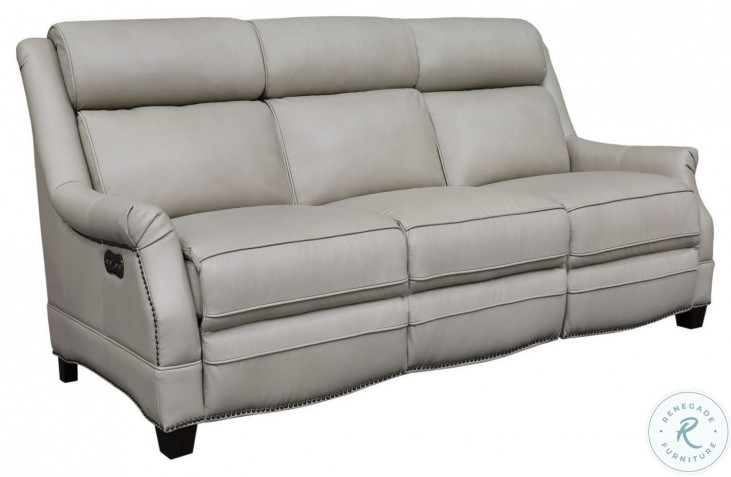 Barcalounger leather 2024 reclining sofa