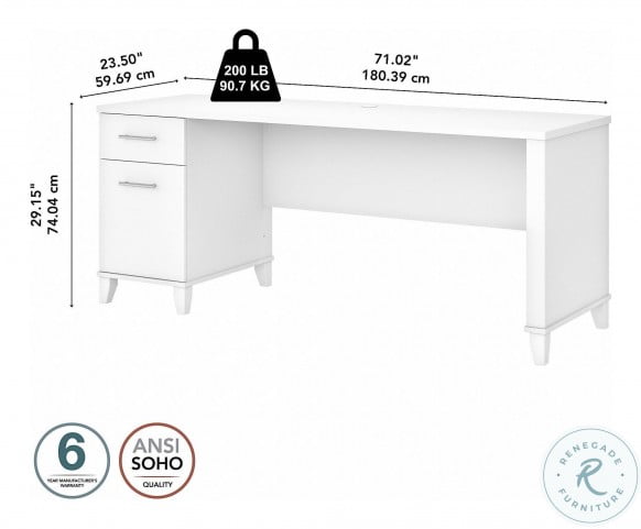 72 inch 2024 executive desk