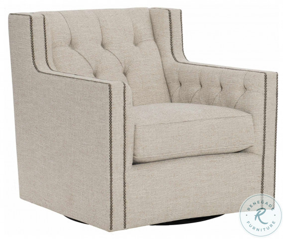 Candace Beige Swivel Accent Chair HomeGalleryStores B7272SC