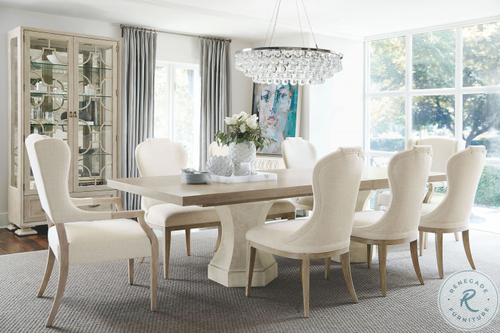 Santa Barbara Sandstone and Textured Cameo Rectangular Extendable Dining  Room Set | HomeGalleryStores.com | K1111