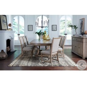 Camden Heights Chestnut Trestle Expandable Dining Table