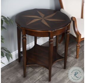 Cherry 28" Accent Table