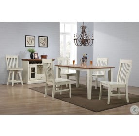 Choices Antique White 47" Extendable Dining Table