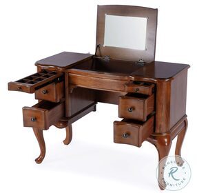 Charlotte Light Brown Vanity Desk
