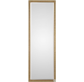 Vilmos Lightly Antique Metallic Gold Leaf Mirror