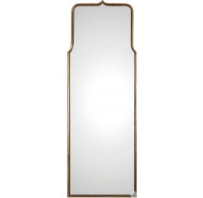 Adelasia Antiqued Gold Leaf Mirror