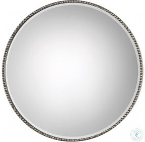 Stefania Lightly Antique Silver Leaf Mirror