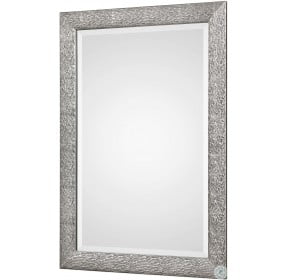 Mossley Metallic Silver and Light Gray Mirror