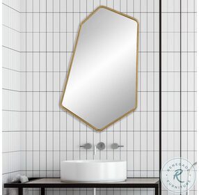 Linneah Aged Gold Mirror