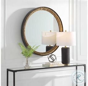 Bolton Natural Rope Round Mirror