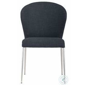 Oulu Graphite Fabric Chair Set of 4