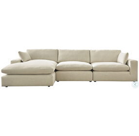 Elyza Linen LAF Corner Chaise Sectional